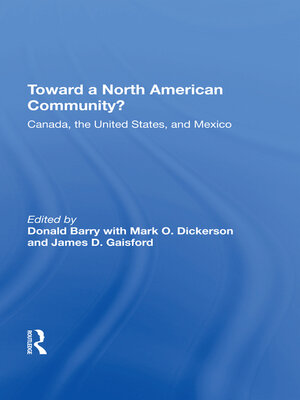 cover image of Toward a North American Community?